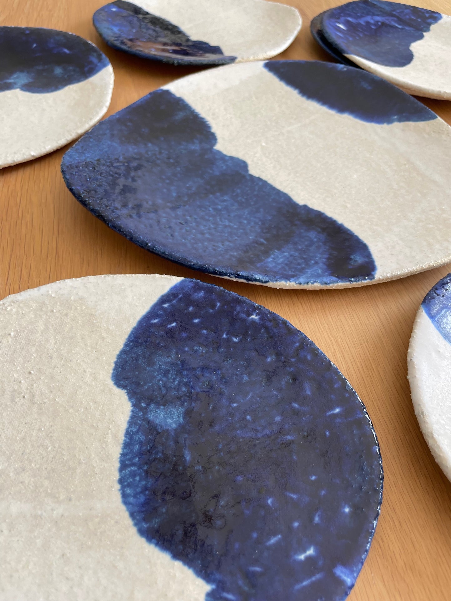 Assiette Azurite