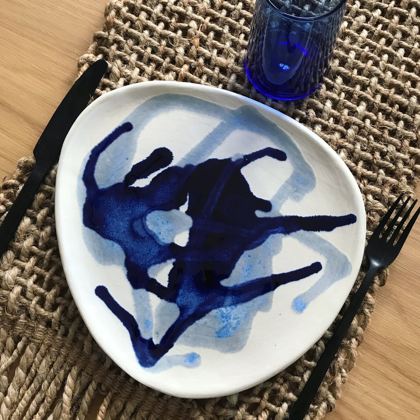 Assiette Blue