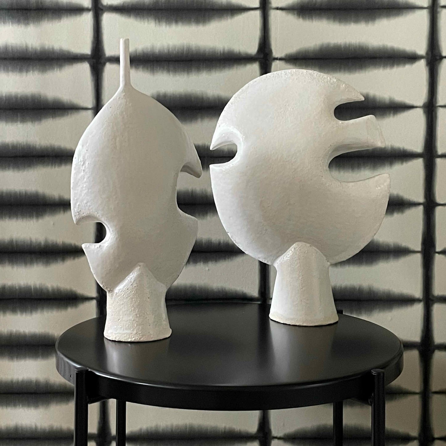 Sculpture White Moon 4