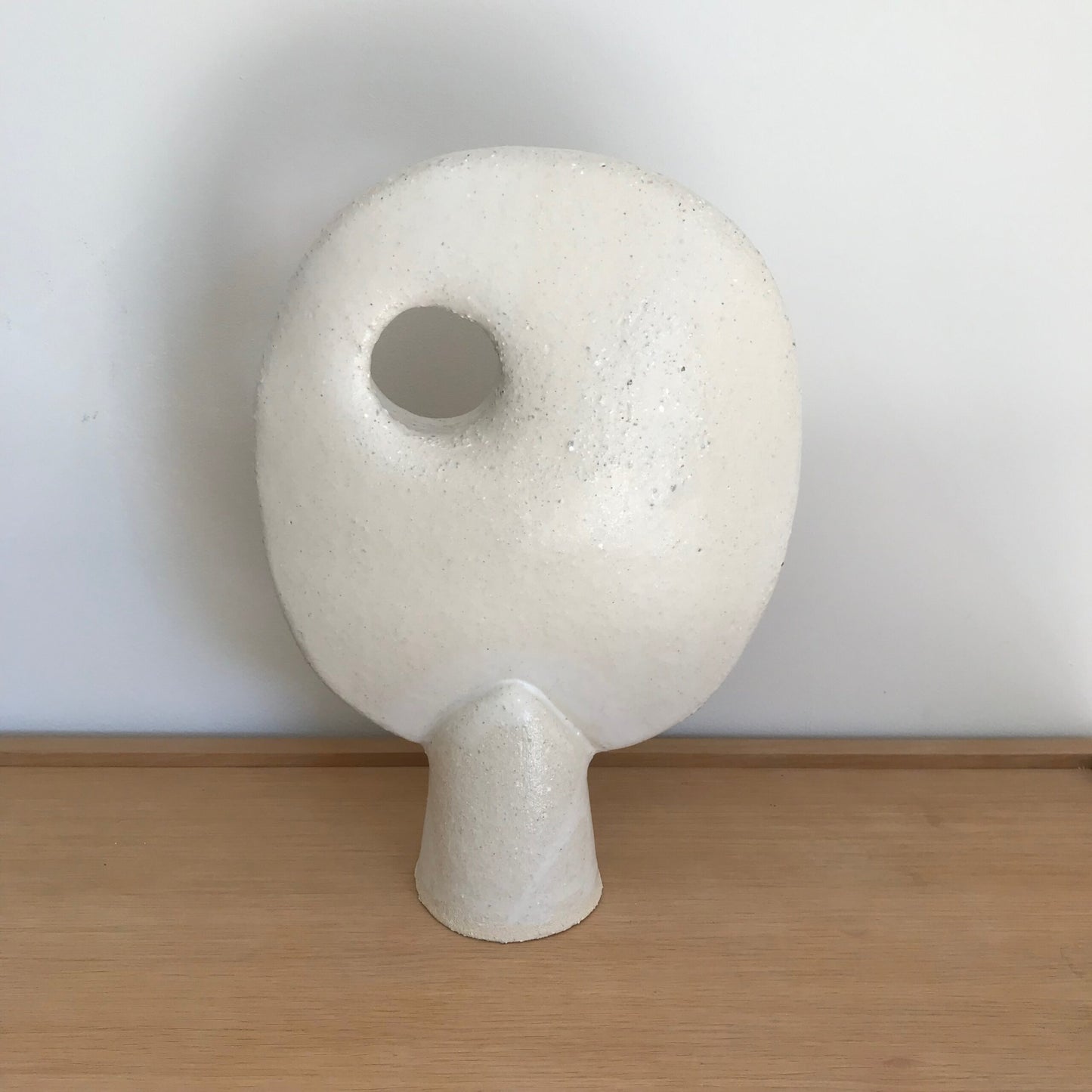 Sculpture White Moon 2