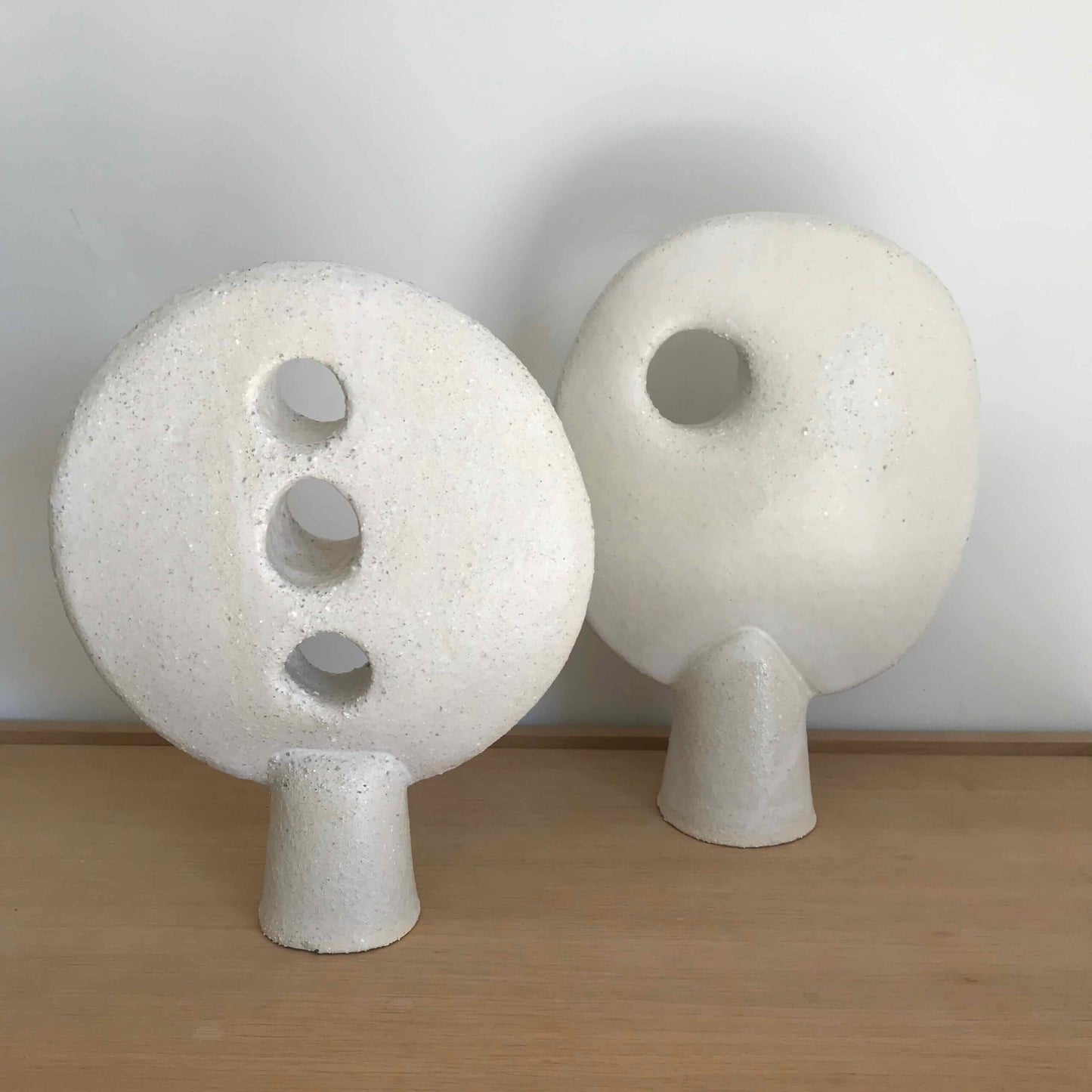 Sculpture White Moon 2