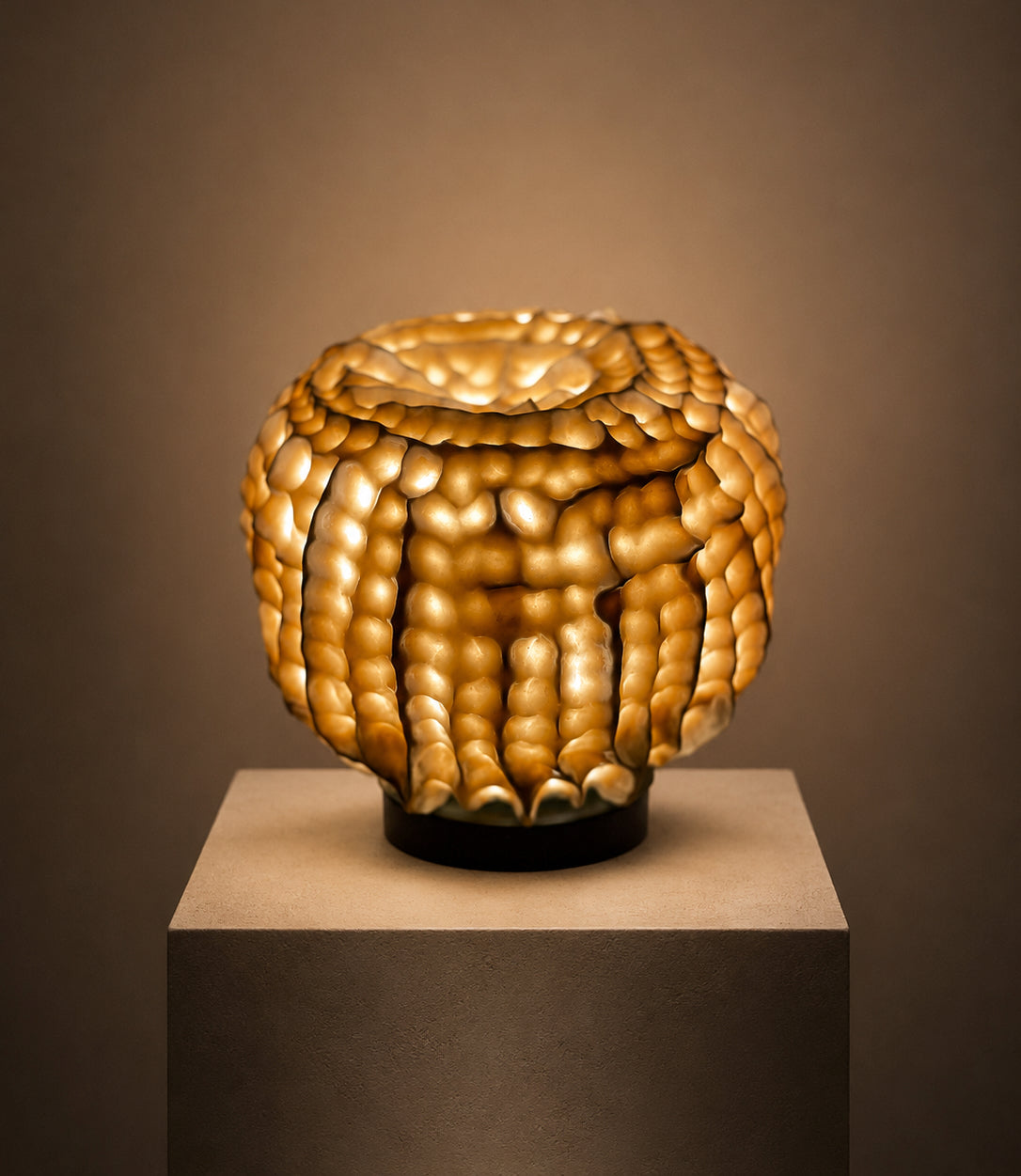 Sculpture lampe Fossilis