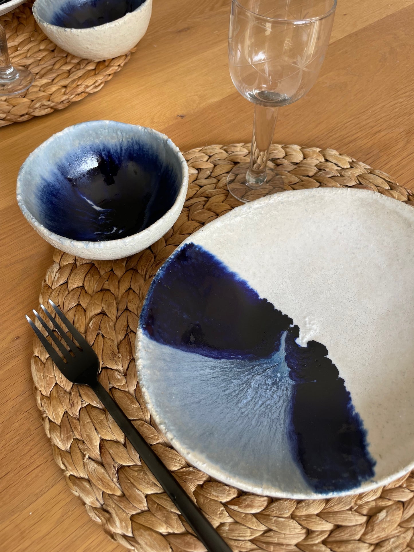 Duo d'assiettes à pâtes AZUL 3