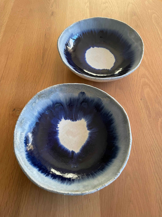 Duo d'assiettes à pâtes AZUL 4